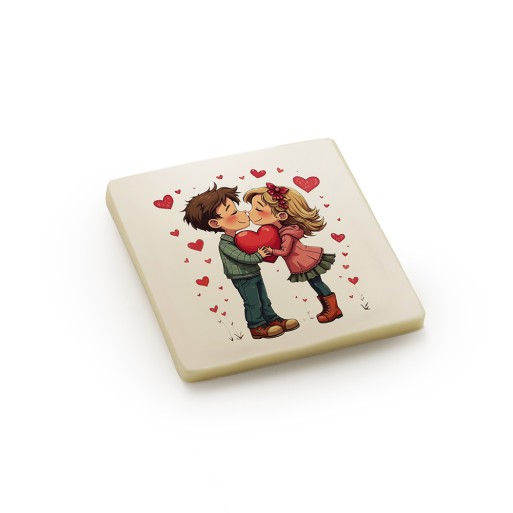 Ceramiche al Cioccolato Bicolore "Bacio"